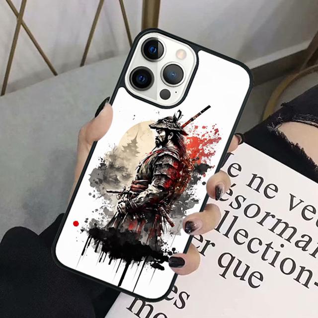 Japan Samurai Ninja Ronin Mobile Phone Cases Cover For iPhone 17 Air 16 15 14 12 13 11 Pro MAX Apple Plus Coque