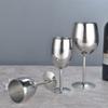 Edelstahl Weinglas Kelch Trinkbecher Champagnerglas Party Hausbar Zubehör