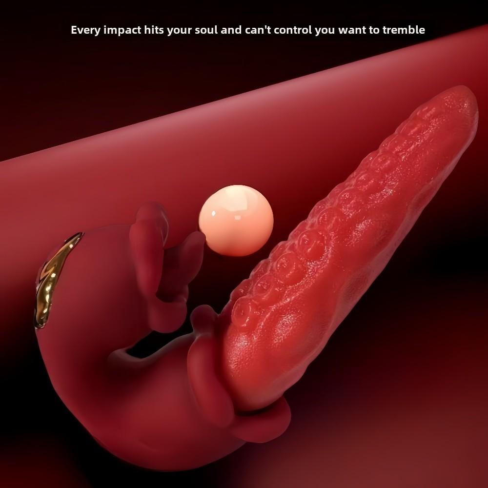 4-in-1 New Tongue-Licking Clitoral Nipple Vibrator Anal G-Spot Massager Female Oral Sex Stimulation Orgasm Masturbator Adult Toy