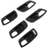 Inner Door Handle Bowl Cover Trim Car Interior Decoration Replacement for Dodge Charger 2011‑2021Bright Black
