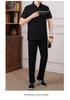 Dad's Summer Ice Silk Quick-Dry Sportswear Set - Men's Short Sleeve Father's Day Outfit