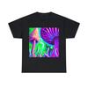 Psychedelic Mushroom T Shirt Art Painting Adult Nature Rave Hippie Vintage Washed Casual Soft Top For Everyday Wear Versatile