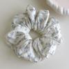 Volán vysoké elastické gumičky do vlasů Dívčí Francouzské Vintage Elegantní gumičky Stuha Sponky do vlasů Ženy Dívky Roztomilé doplňky pro úpravu vlasů