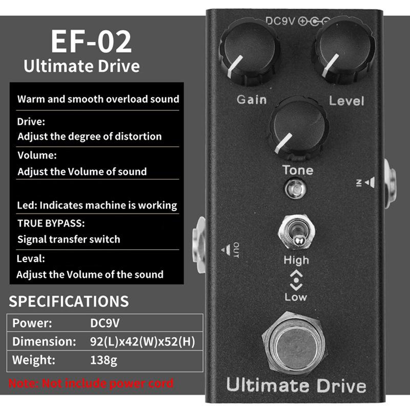 Guitar Stompbox Essential Series: Vintage Overdrive, Us Dream, Classic Chorus, Tremolo, Analog/Digital Delay, Ultimate Drive
