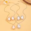 Baroque Pearl Choker - European & American Style with Irregular Design, Simple Metal Open Necklace