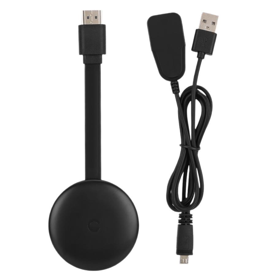 4K Wireless Screen Mirroring Device for Apple & Android - Universal TV & Projector Compatibility