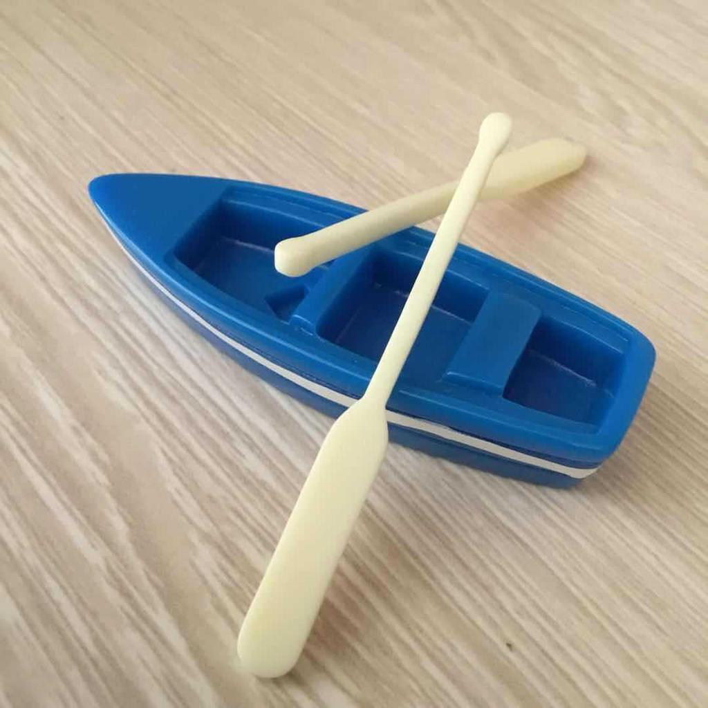 DIY Moss Micro Landscape Succulent Boat & Paddle Ornaments