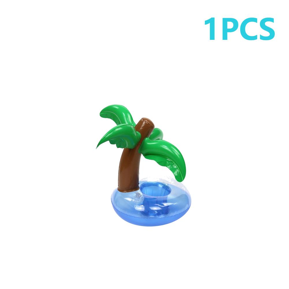 Inflatable Cup Holder Mini Swimming Ring Float Toys Party Decoration Beach Bar Coasters Pool Accessories Floating Drink Holder