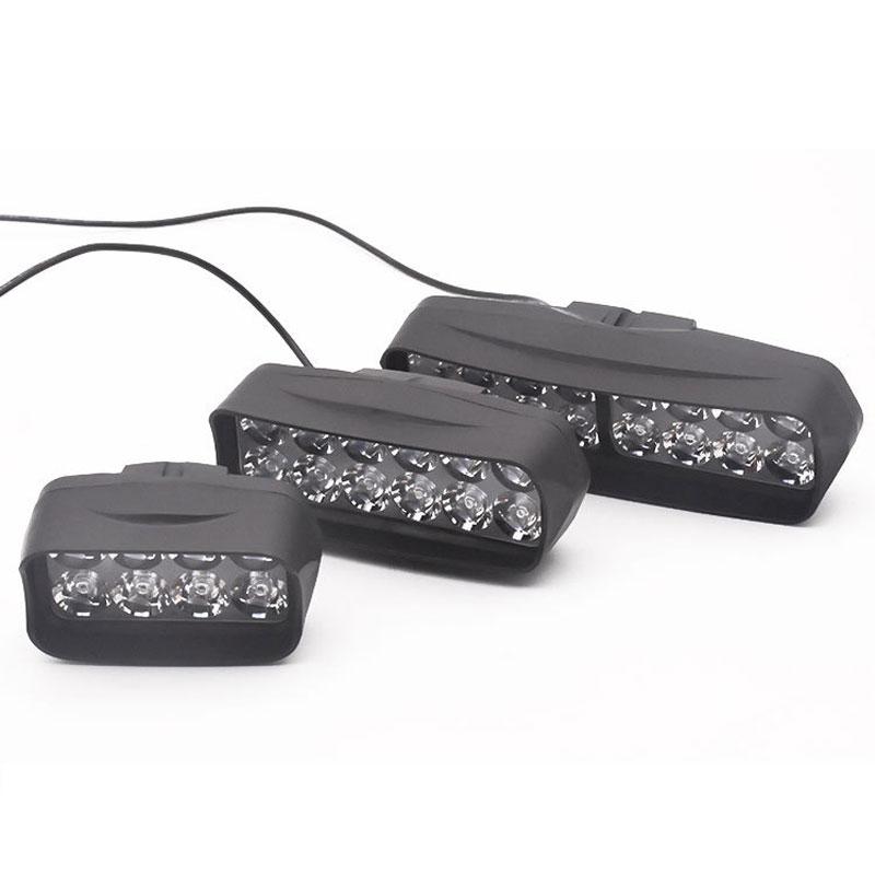 1pcs Motorcycle Headlight LED Driving Lights Waterproof Auxiliary Headlight Scooter External Spotlight Fog Light Accessories
