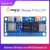 Orange Pi Zero2W Allwinner H618 Četrkodolu izstrādes plate ar WiFi 5, Bluetooth 5, Android un Linux atbalstu