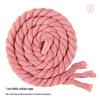 10mm Colored Cotton Rope - 1cm Thick Braided Rope for DIY Crafts, Weaving, Curtain Bundling, and More