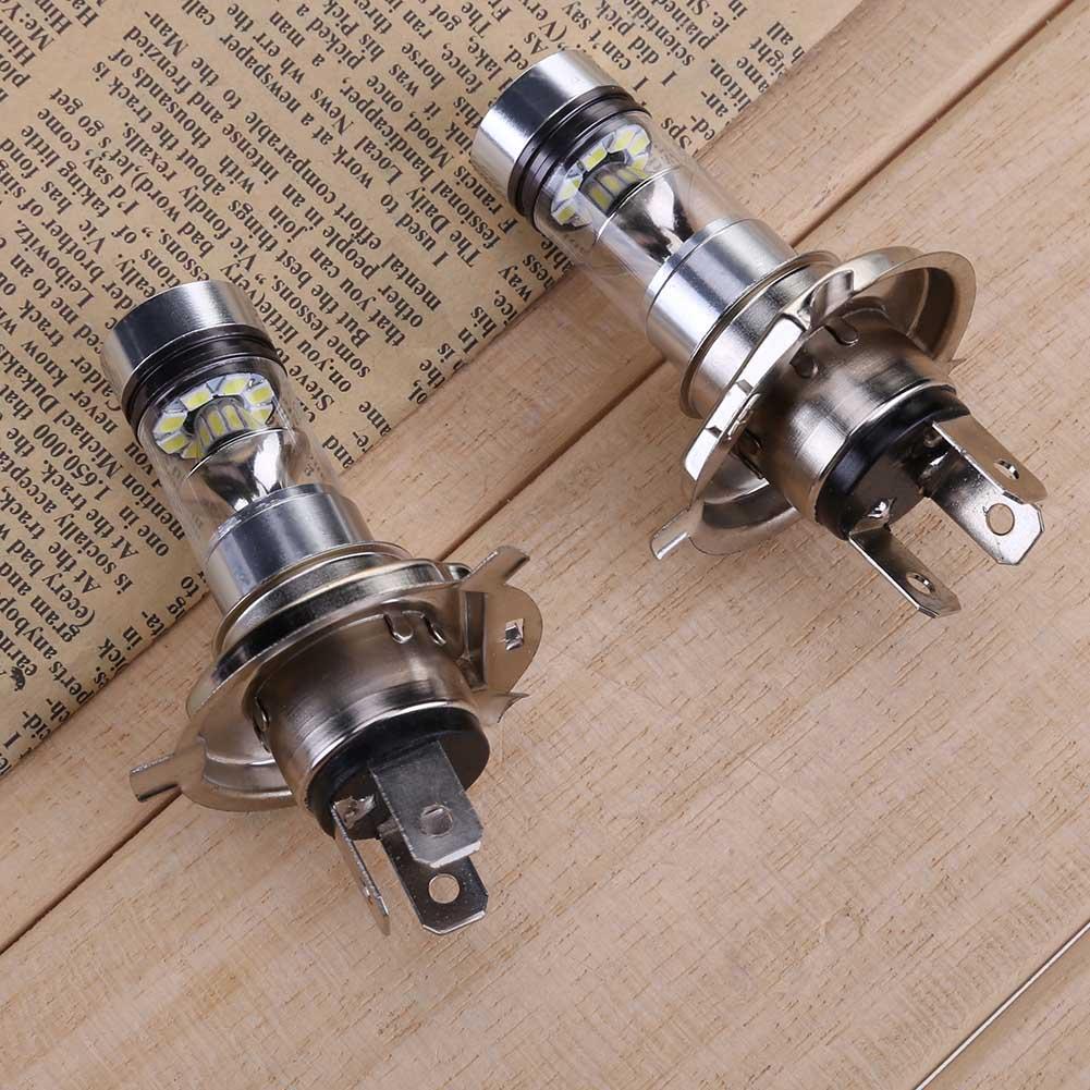 

2шт H4 100W 2828 20SMD ВОДИТЬ автомобиль высокой мощности лампы Лампа ДРЛ туман