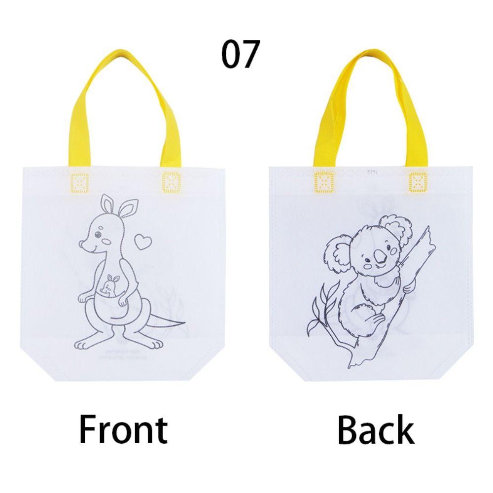 DIY Non-woven Graffiti Bag Double-Sided Early Childhood Education Painting Toys  Children