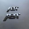 For Audi RS3 3D Metal ABT Logo Letters Car Emblem Badge For Audi A5 A7 A1 SQ5 TT RS6 RS3 Q7 Q5 Q8 A3 VW Golf 7 ABT Sticker Accessories