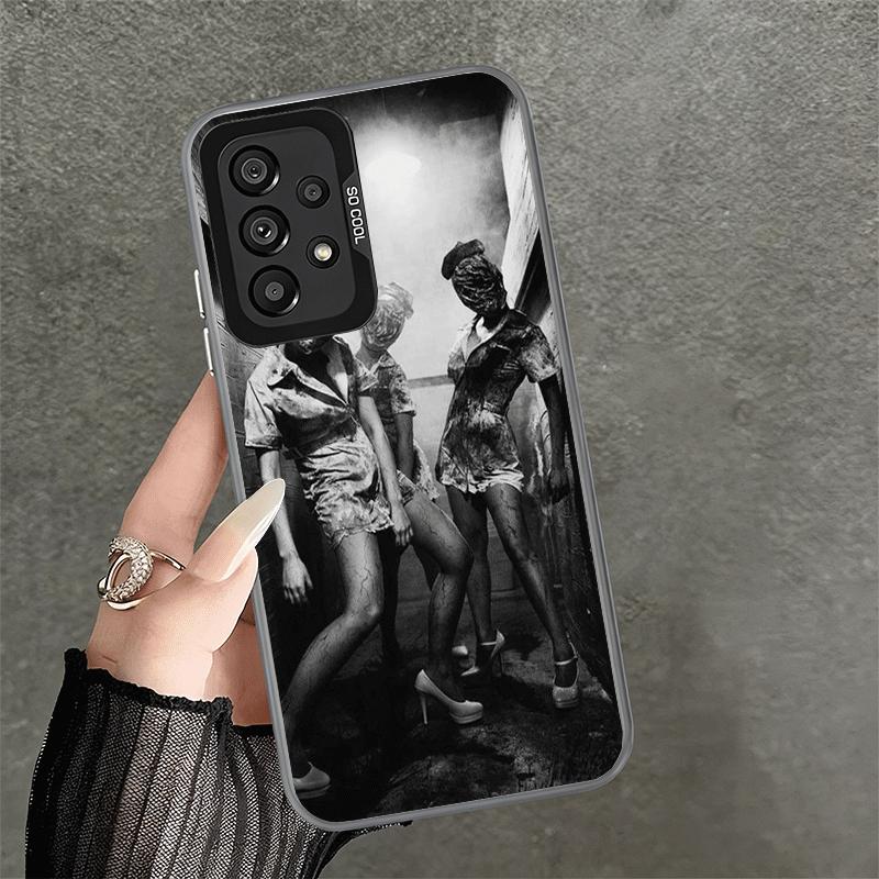 Silent Hill Horror Theme Soft Phone Case for Samsung A17 A16 A15 A14 A13 A57 A56 A55 A54 A53 A37 A36 A35 A34 A33 A26 A25 A24 A23