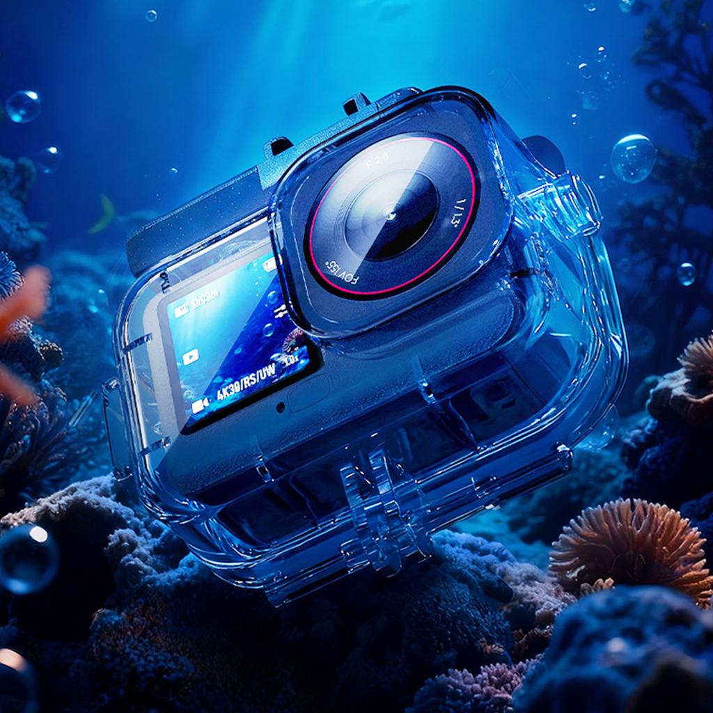 For  Osmo Action 6 Camera 60M Housing Diving Protective Wakeboarding Protective Cover Shell Underwater Housing Shell Cage