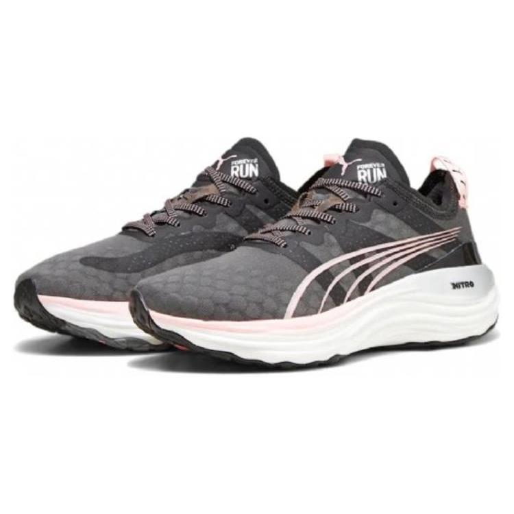 New PUMA ForeverRun Nitro Running Shoes 'Black Pink' Women's 377758-08