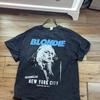 New Retro Casual Loose Tops Rock Vintage Blonde Print Short-sleeved Print Cotton T-shirt Fashion Streetwear Unisex Fans Gift