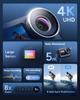 Caméra d'action SJCAM SJ11 4K Étanche IP68 Métal Stabilisation 6 Axes Wi-Fi