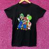 Nintendo Super Mario Theme Graphic Design T-Shirt Small
