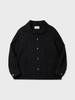 Atelier Deldio Wool Cotton Shirt Jacket (Black)
