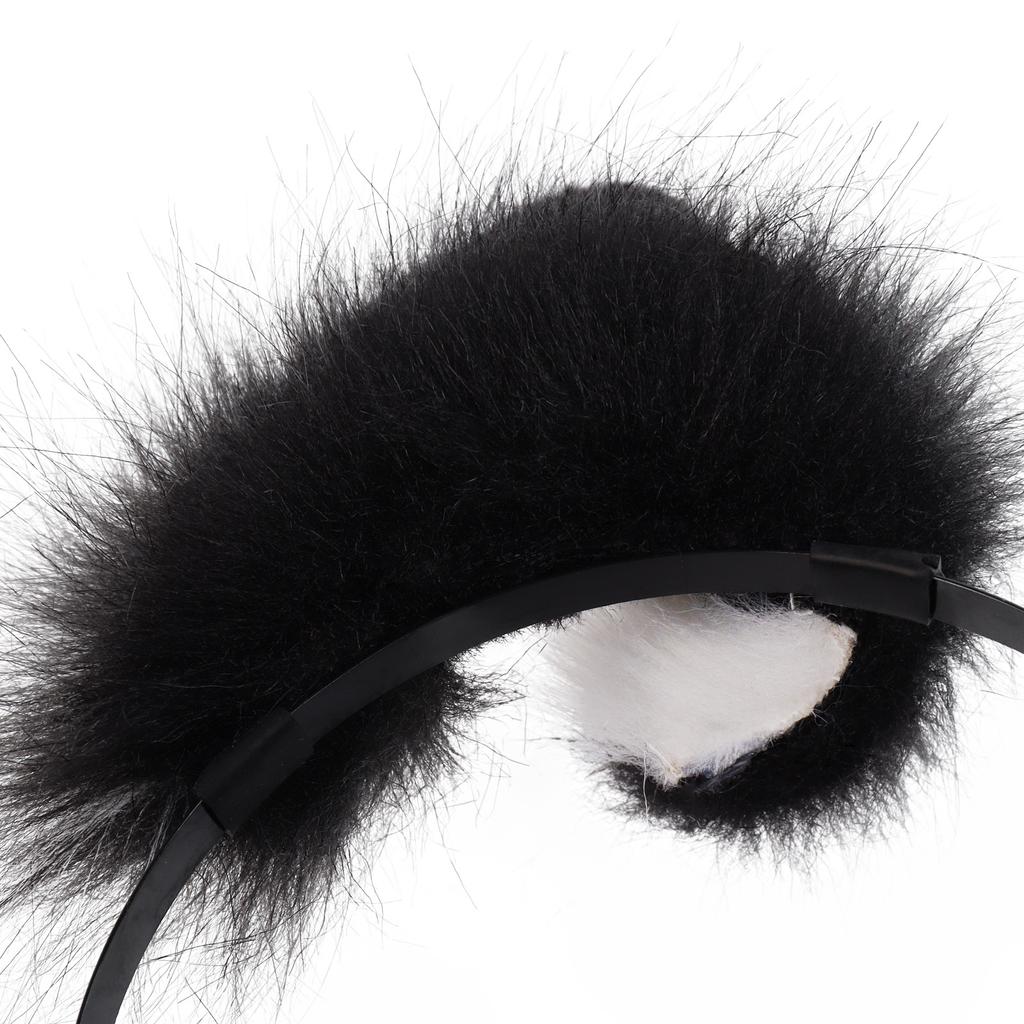 Halloween Handmade Beast Ear Headband Cat Lady Ears Cos Fox Ears Headgear Cute Plush Cat Ears Headband