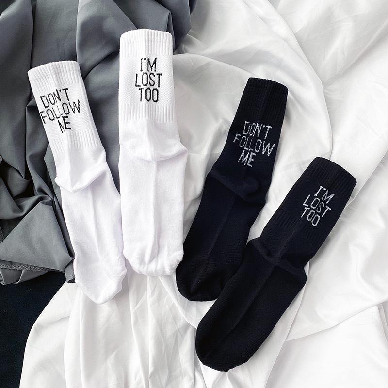 

2 пары модных забавных носков уличной одежды для женщин Harajuku Meias Femme Hot Happy Letter повседневные милые новинки с узором Meia Harry