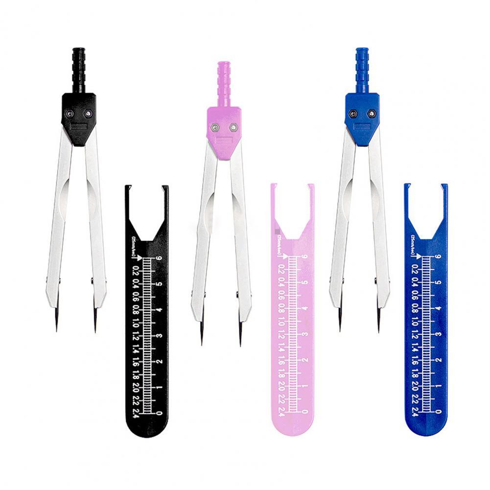 ECG Calipers Compasses High Precision Measuring Tool Professional Non-Slip EKG Caliper Drafting Students Compass
