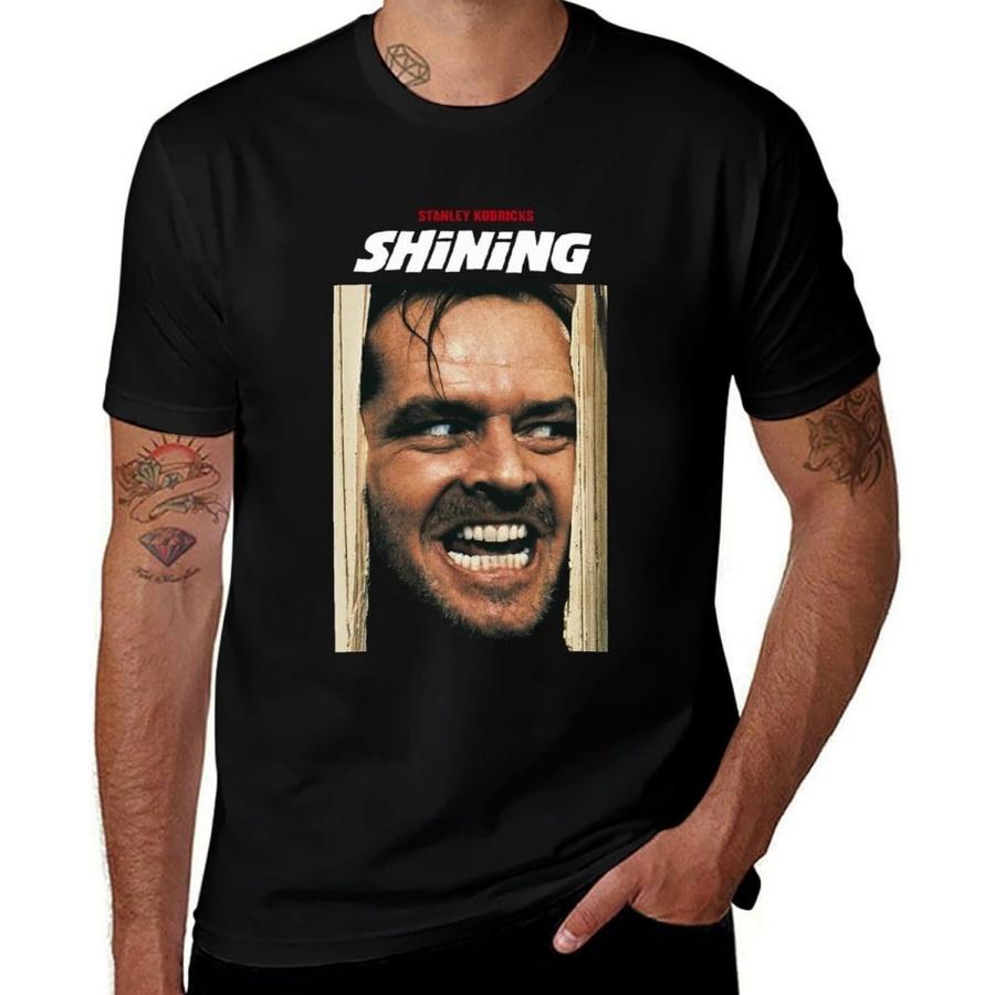 

LUPRAKEN Mens T-Shirt Jack Torrance The Shining-1 T Shirt Summer Casual Short Crew Short Sleeve Tops Tee XXXXXL різнокольоровий