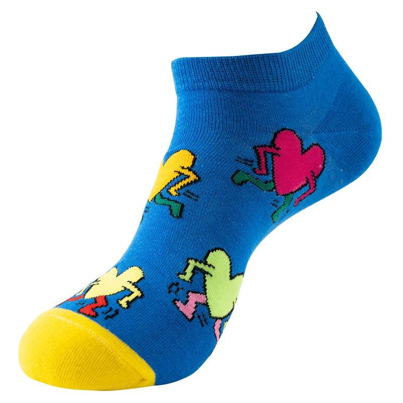 REMOULD Breathable Women's Lady Cotton Ankle Fanncy Socks Custom Low Cut Ankle Socks With Logo Invisible No Show Socks