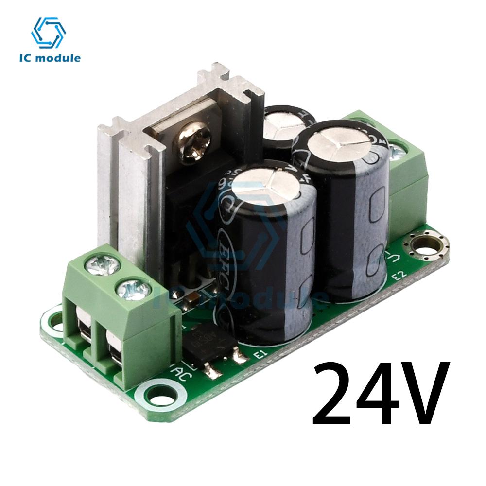 Single regulated power supply module DC 5V 6\V 9V 12V 15V 24V rectifier filter board 7805/ 7809 / 7812/7824  for Audio Amplifier