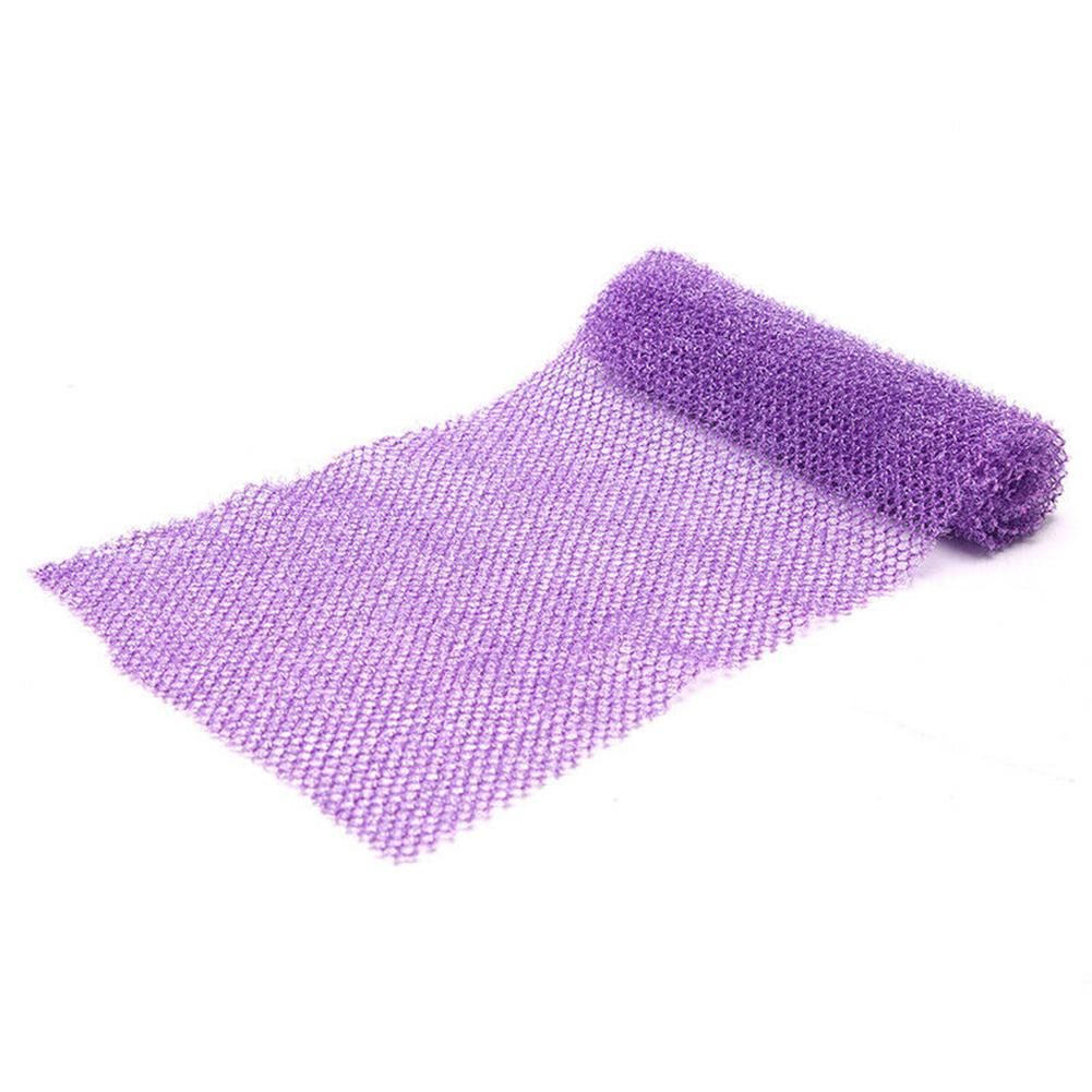 Useful African Net Sponges Part Pack Blue Wash Clean Coffee Exfoliating Nylon Purple Scrubbing Shower Scrubber 1PC