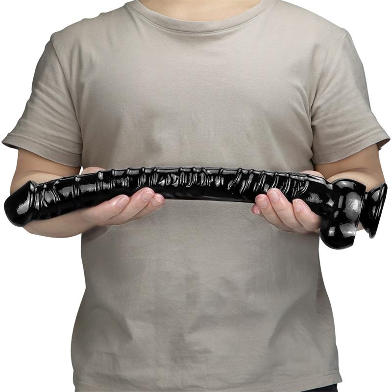 4cm Super Long 41cm Simulation Sucker Dildo Anal Plug Anal Female Thrusting Anal Sex Toy Sex Products