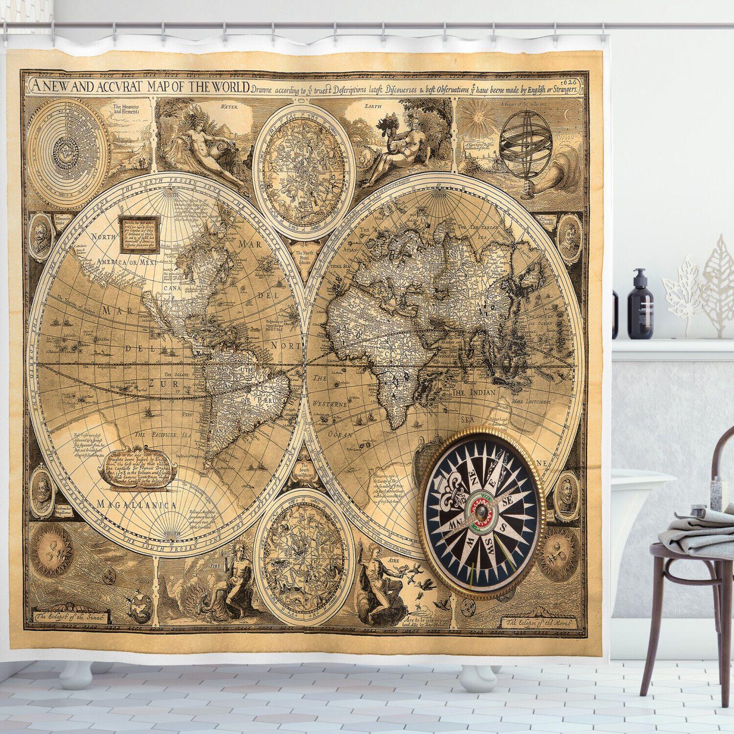 

Tapestry world map abstract mosaic global 75x100 чёрный