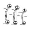 40PCS Surgical Steel Body Piercing Jewelry Lot Bulk Nose Ring Tongue Bar Lot Eyebrow Labret Piercing Set Horseshoe Ring Lot Pack 3