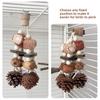 Natural Bird Chew Toy Cotton Rope Pinecone Parrot Toy Bite Resistant Birds Tearing Toy Cockatiels Training Cage Toys Accessries