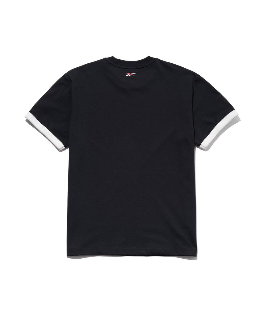 Reebok Vector Ringer T-Shirt - Black