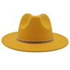 European And American Cashmere Top Hat Gold Ring Accessories Fashion Jazz Hat Four Seasons Popular Felt Hat Gentleman Lady Big Edge Hat (
