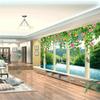 Wallpaper 3d Photo Murals Circle Flower Vine Tv Background Wall Papers Home Decor 3d Wall Paper