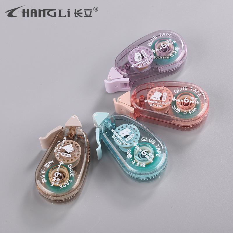 Kompaktní průhledné tečkové lepidlo oboustranná korekční páska