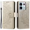 For Xiaomi Redmi Note 13 Pro 5G/Poco X6 5G Case Mandala Flower Leather Wallet Cover