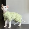Celoplošný 4nohý svetr pro kočku Bezsrstá Sphynx Devon Rex Pohodlná ochrana bříška Oblečení pro mazlíčky