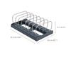 Joseph Joseph Kitchen Storage Rack with Drawer Organizer for Frying Pan Cutting Pot with Fits Drawers up to 21cm Deep Storage, Tray, Lids, Boards,