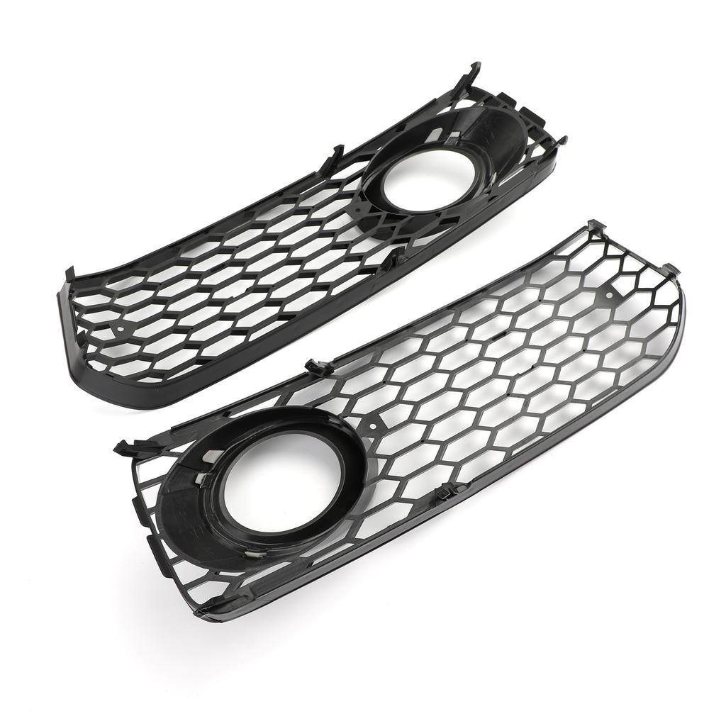 2x Fog Light Grill Grille Black Trim 8T0807681B 8T0807682D For A5 S-Line S5 B8 RS5 2008-2012