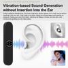 Under Pillow Bone Conduction Bluetooth Speaker Portable White Noise Sleep Aid Device with LED Display Screen TF Card Reading