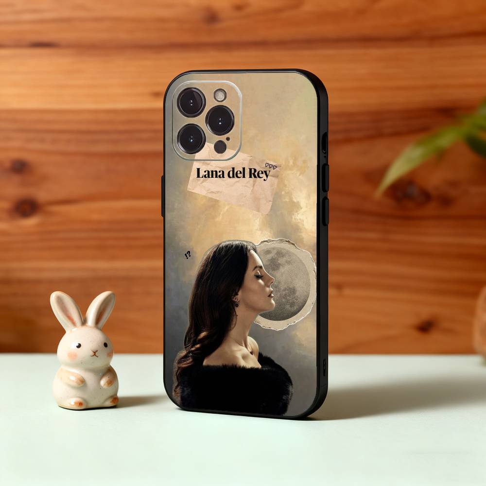 Singer LanaDelRey S-Summertime Sadness Phone Case For iPhone17,16,15,14,13,12,Plus,Pro Max, 5G Others Soft Black Cover