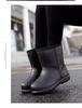 Women's Waterproof Fleece-Lined Snow Boots - Mid-Calf, Non-Slip, Warm, Height-Increasing, Comfortable