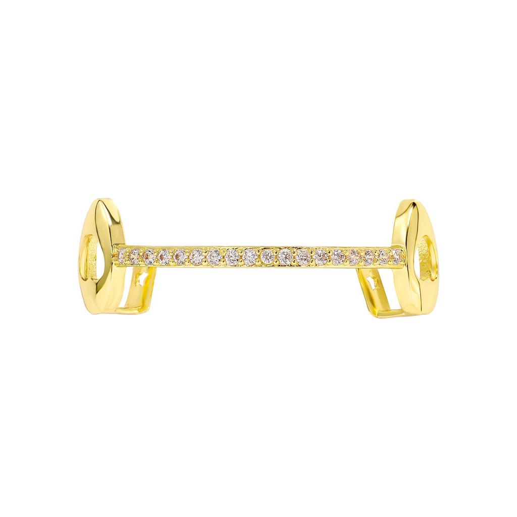 Trendy Vampire Fangs Zirconia Grillz: Stylish and Popular Halloween Accessory