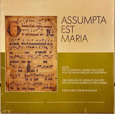 LP Record VARIOUS Assumpta Est Maria MCHM4 MCHM 1978 Germany Classical Used
