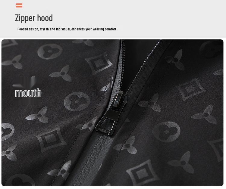 2025 Spring Men's Hooded Sun Protection Jacket - Stylish Thin Vest for Young Men & Boys